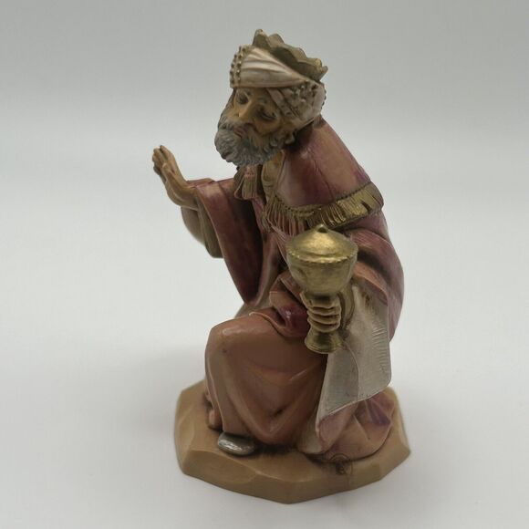 Fontanini GASPAR Wiseman 5" Heirloom Nativity Figure 72515 Italy 1992 - Picture 5 of 13
